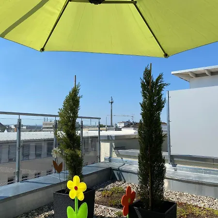 公寓 Panorama Penthouse Mit Klima Und Whirlpool Fuer Bis Zu 6 Personen